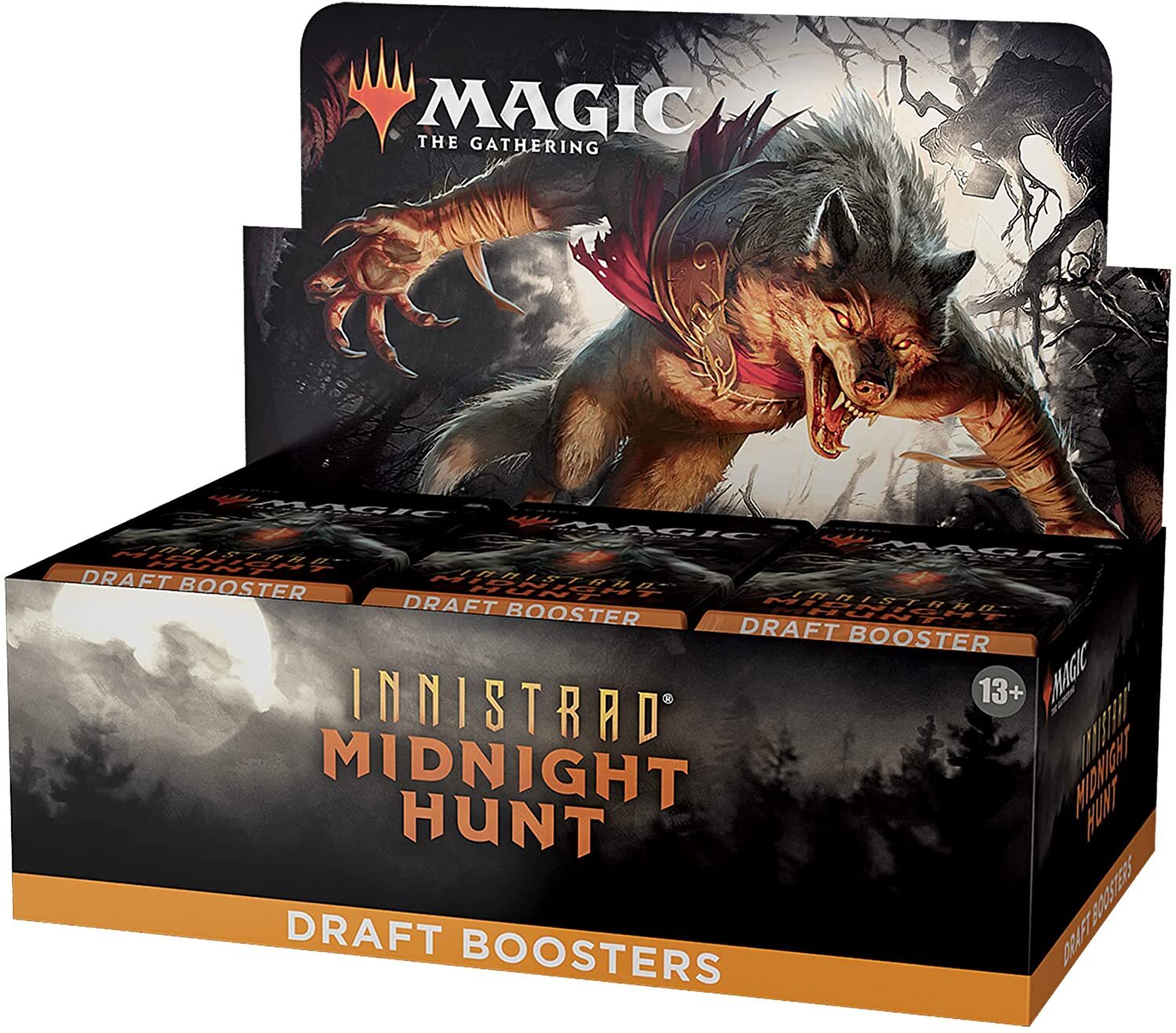 Magic: The Gathering Innistrad: Midnight Hunt Draft Booster Box | 36 Packs