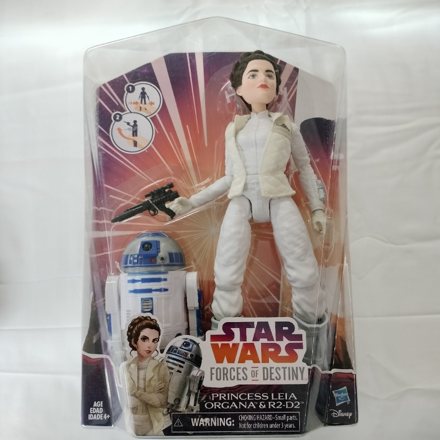 Star Wars Doll Forces of Destiny Princess Leia Organa and R2-D2 Adventure Set