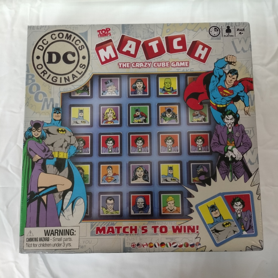 DC COMICS TOP TRUMPS MATCH THE CRAZY CUBE GAME