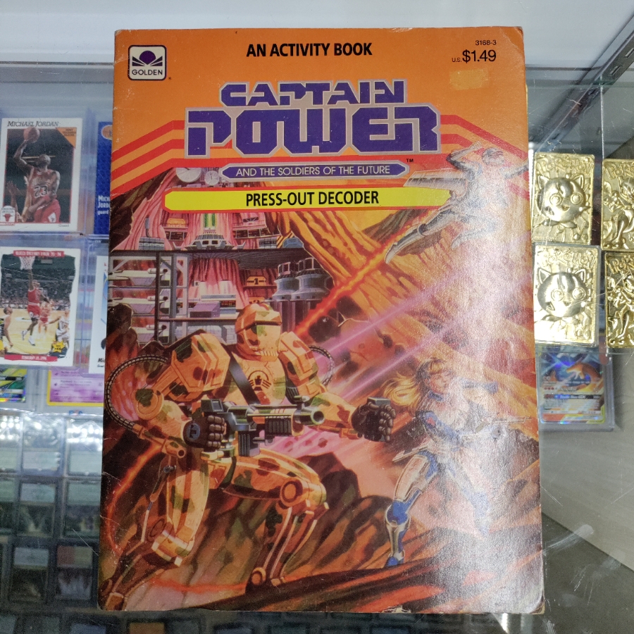 Captain Power and the Soldiers of the Future Full-Color Game Board Book