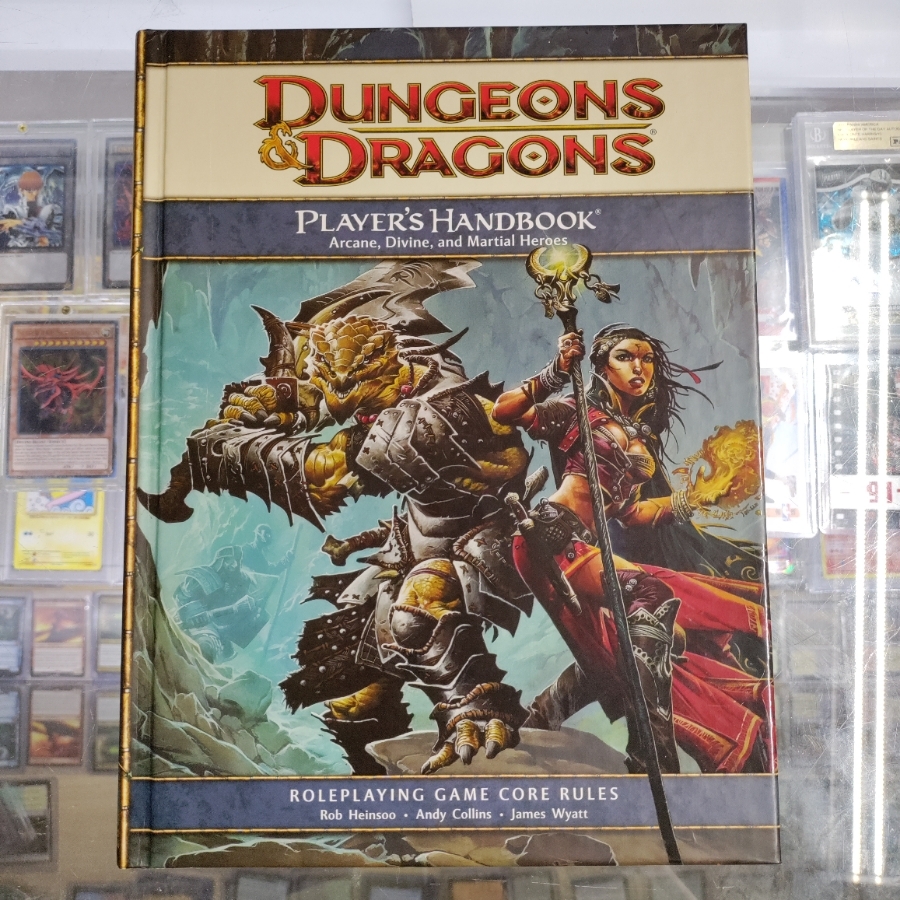 Wizards of the Coast’s D&D Rulebook Player’s Handbook 4th Edition