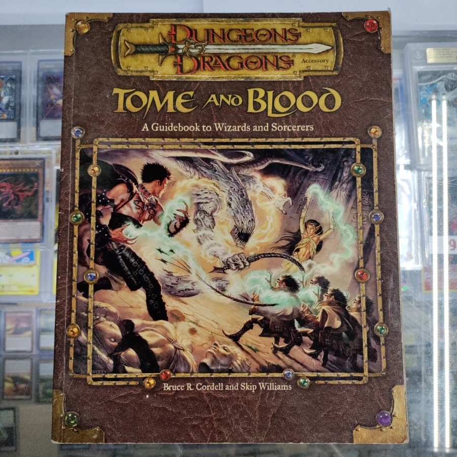 TOME AND BLOOD: A GUIDEBOOK TO WIZARDS & SORCERERS 2001 D&D 3.5/D20 SC