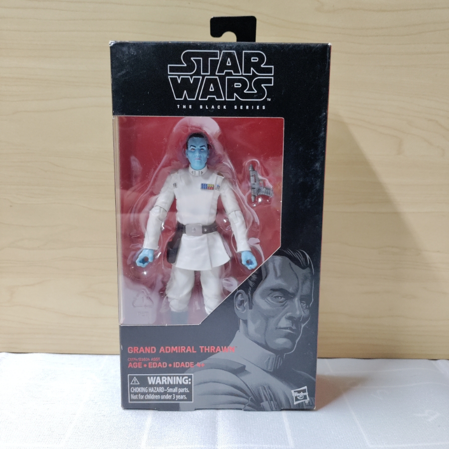 DISNEY HASBRO Star Wars GRAND ADMIRAL THRAWN Black Series 6″ Action Figure #47