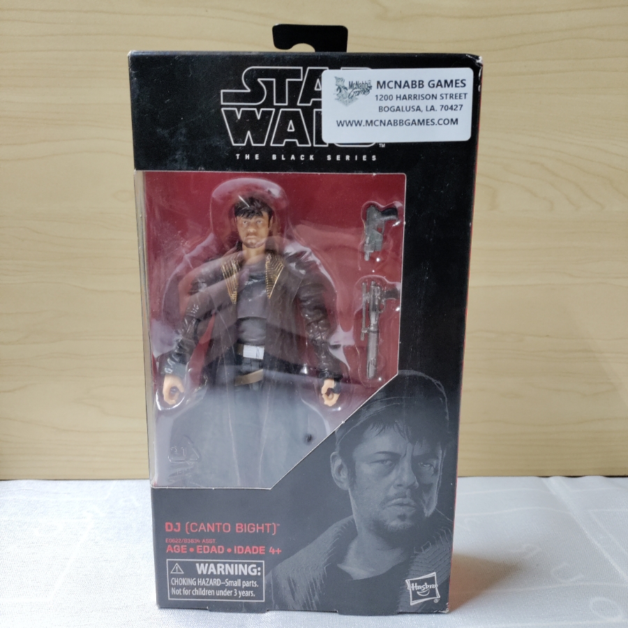 Hasbro Star Wars the Black Series DJ Canto Bight 6″ Action Figure The Last Jedi