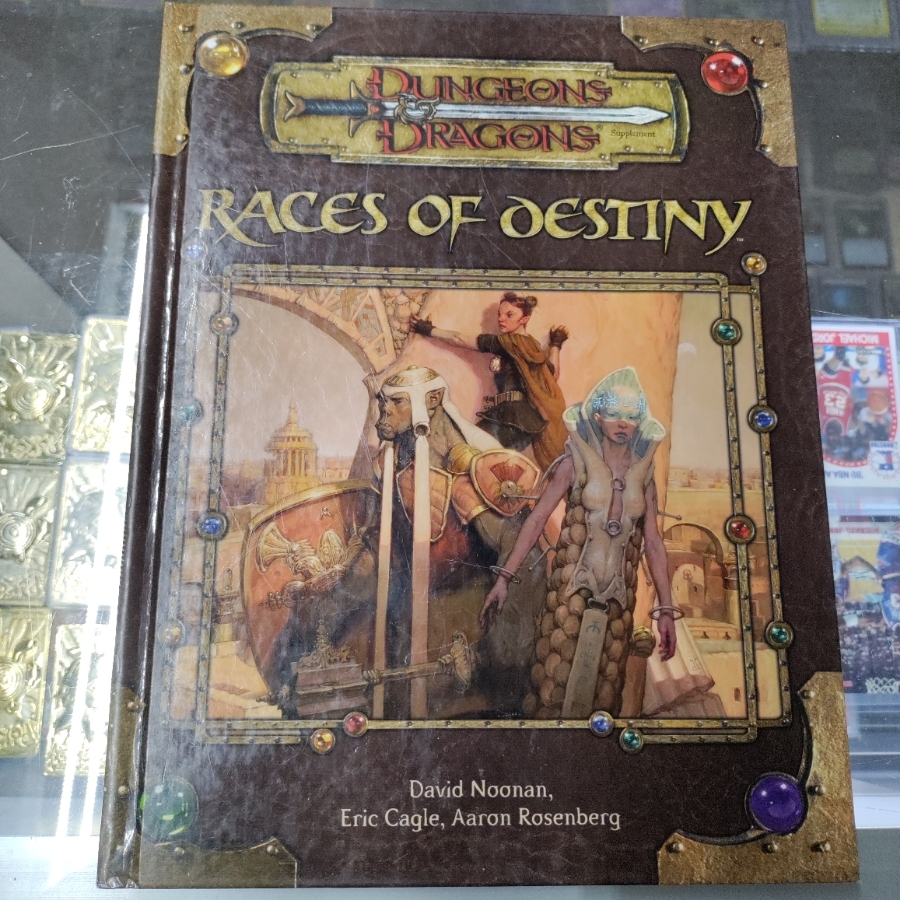 RACES OF DESTINY 2004 1st print HC Dungeons & Dragons 3.5/D20 WOTC