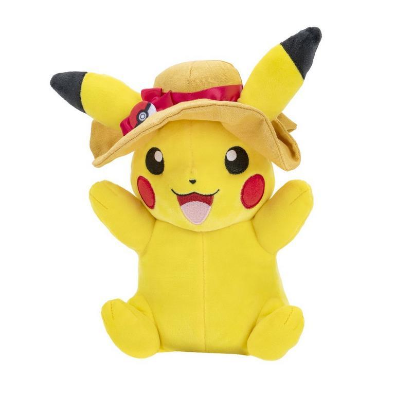 JazWares Pokemon Summer Hat Pikachu Plush