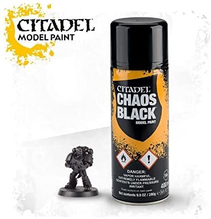 Chaos Black Spray (by GamesWorkshop)
