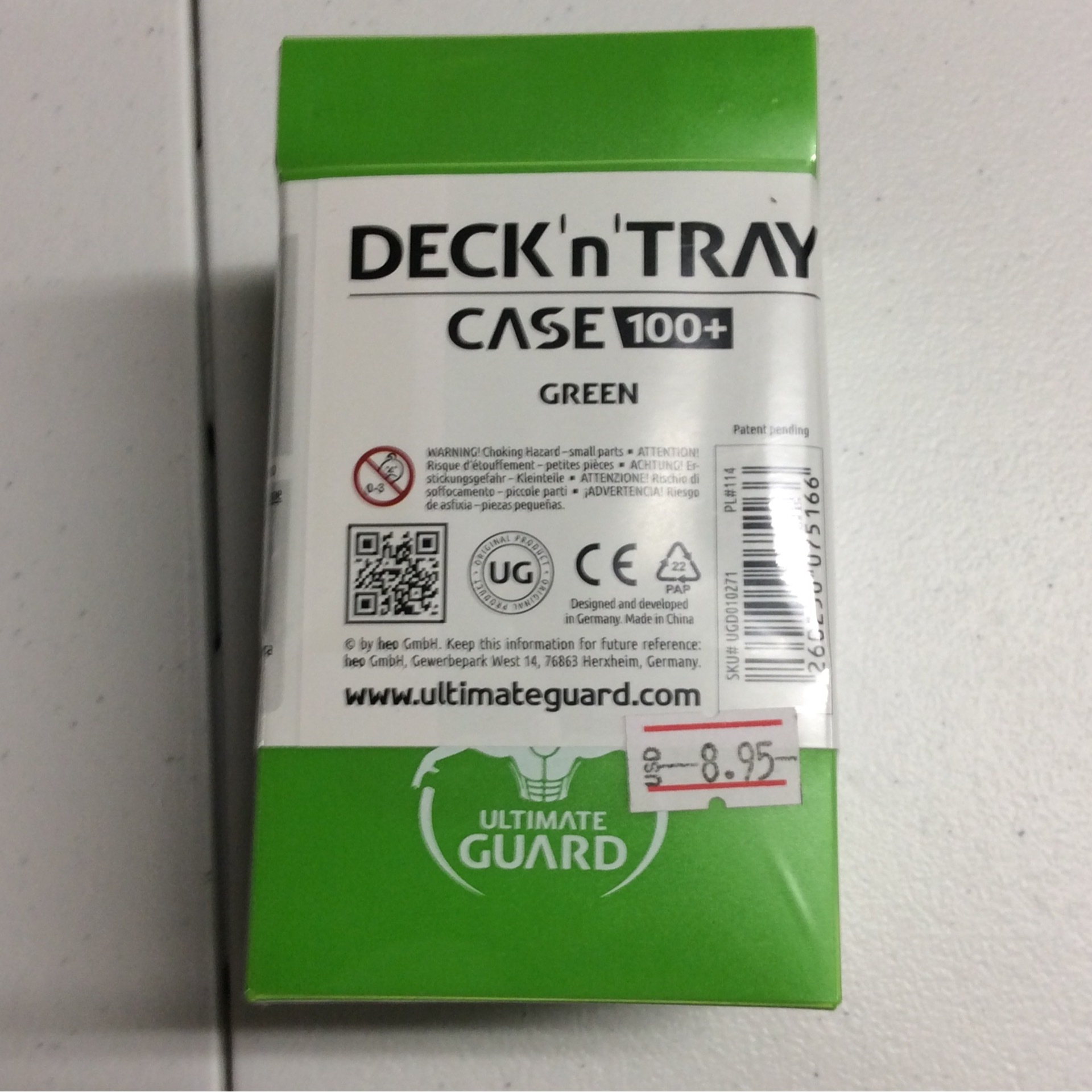 Deck n Tray Case 100+ green