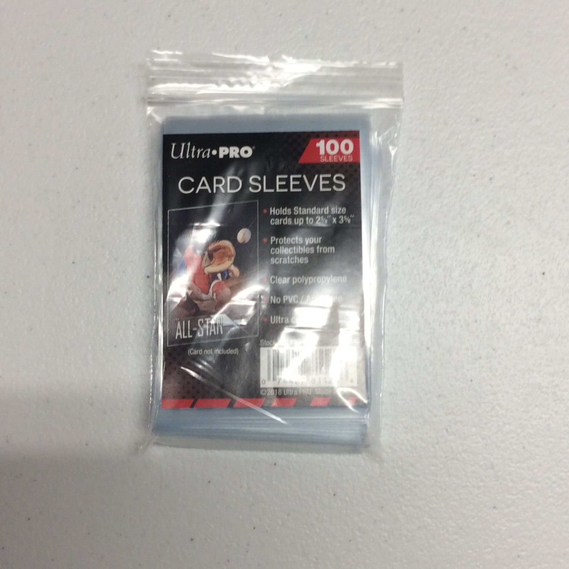 UPro 100 clear sleeves