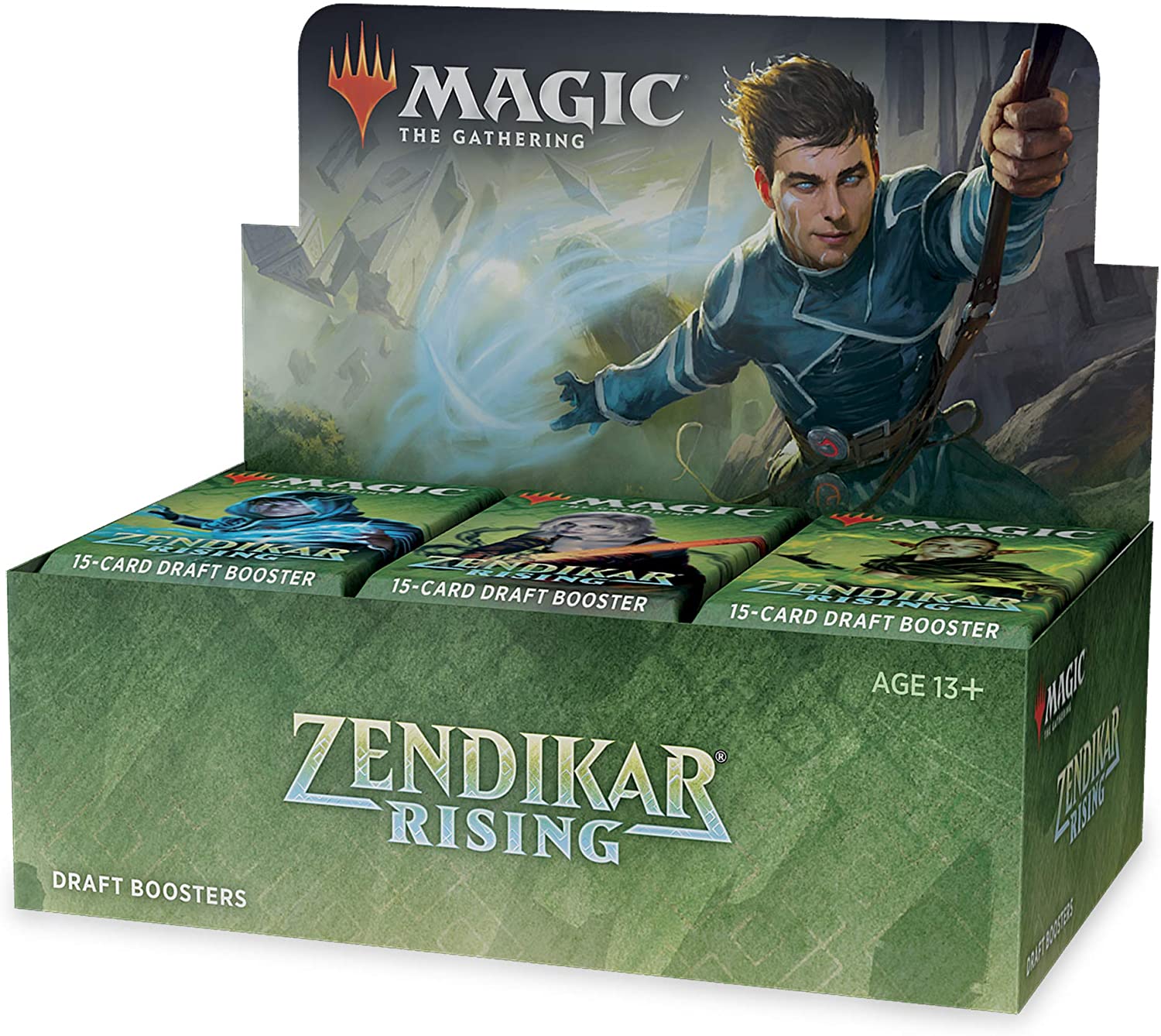 Magic: The Gathering Zendikar Rising Draft Booster Box | 36 Booster Packs