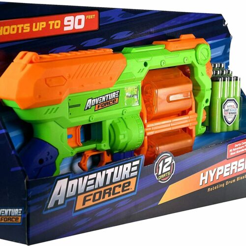 Adventure Force Hyperspin Rotating Drum Foam Dart Blaster