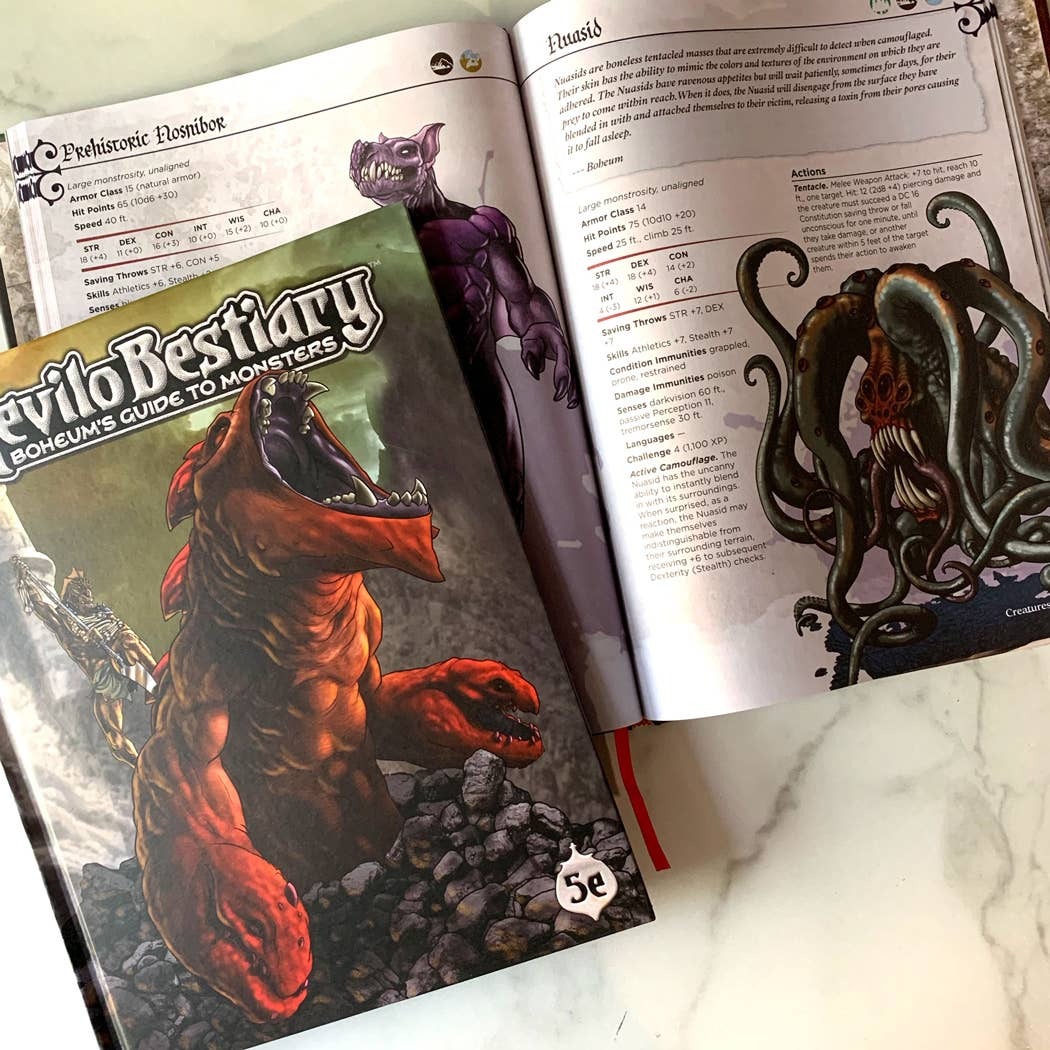 Revilo Bestiary: Boheum’s Guide to Monsters
