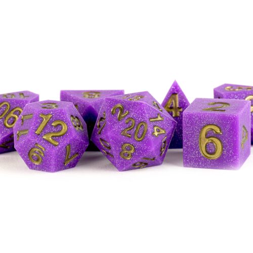 Sharp Edge Silicone Rubber Dice Set