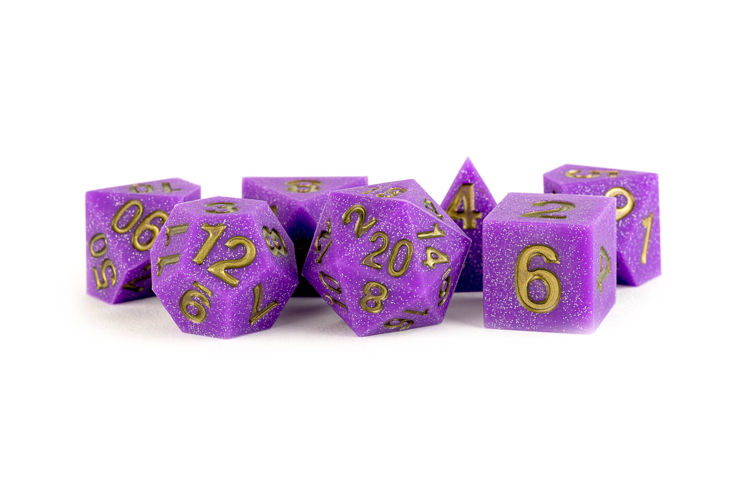 Sharp Edge Silicone Rubber Dice Set