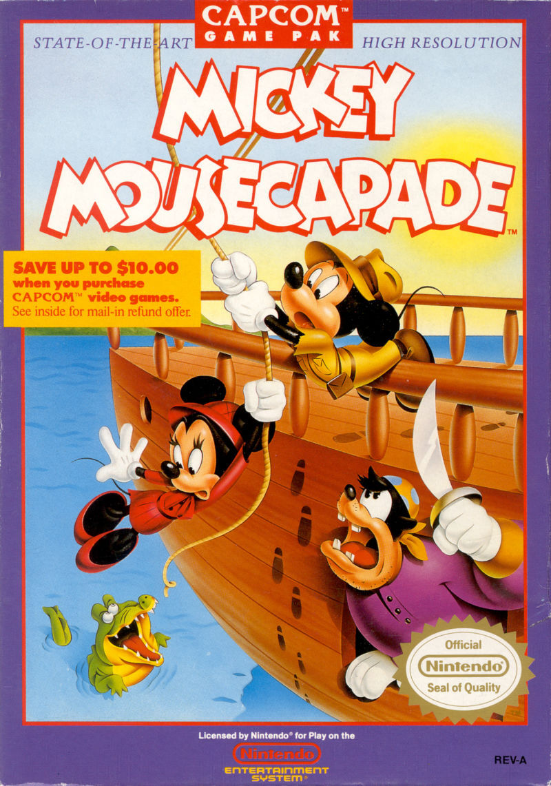 Mickey Mousecapade NES
