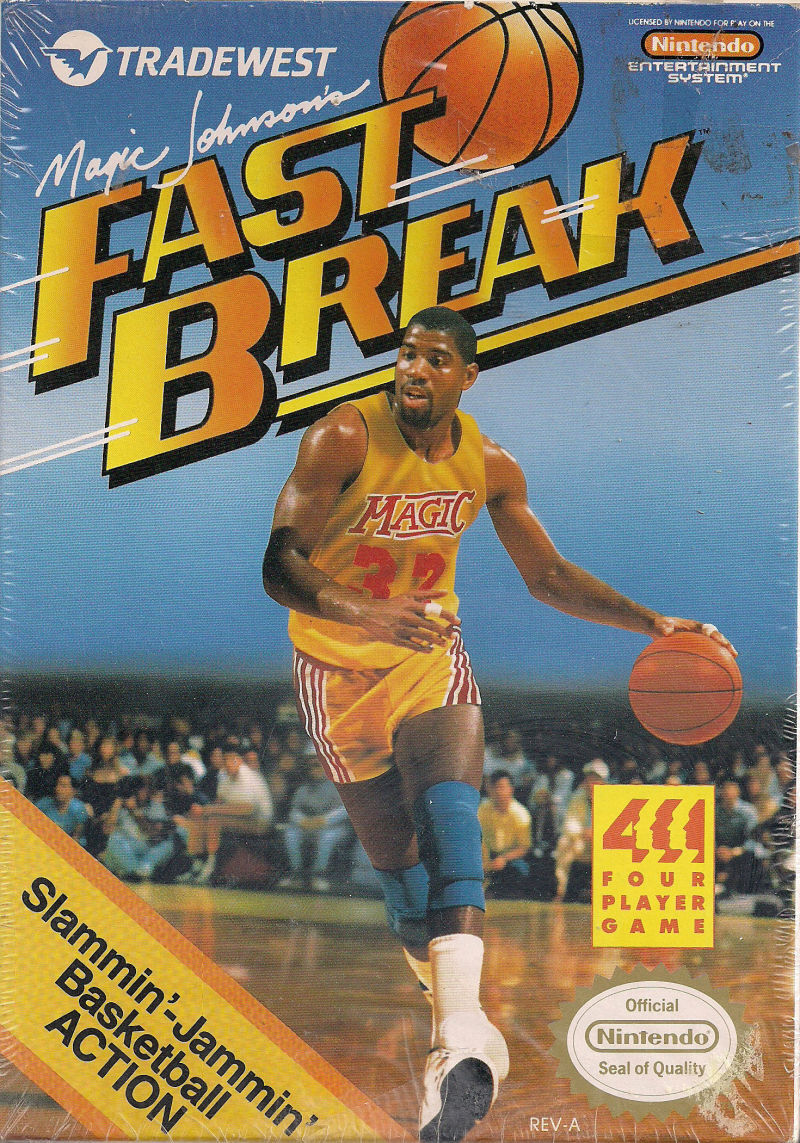Magic Johnson Fast Break NES