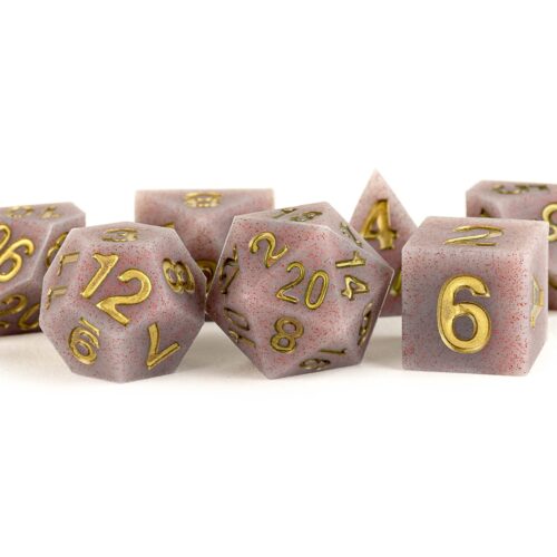 Sharp Edge Silicone Rubber Dice Set