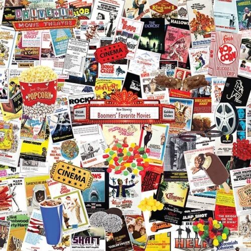 Boomers’ Favorite Movies by Steve Smith Puzzle