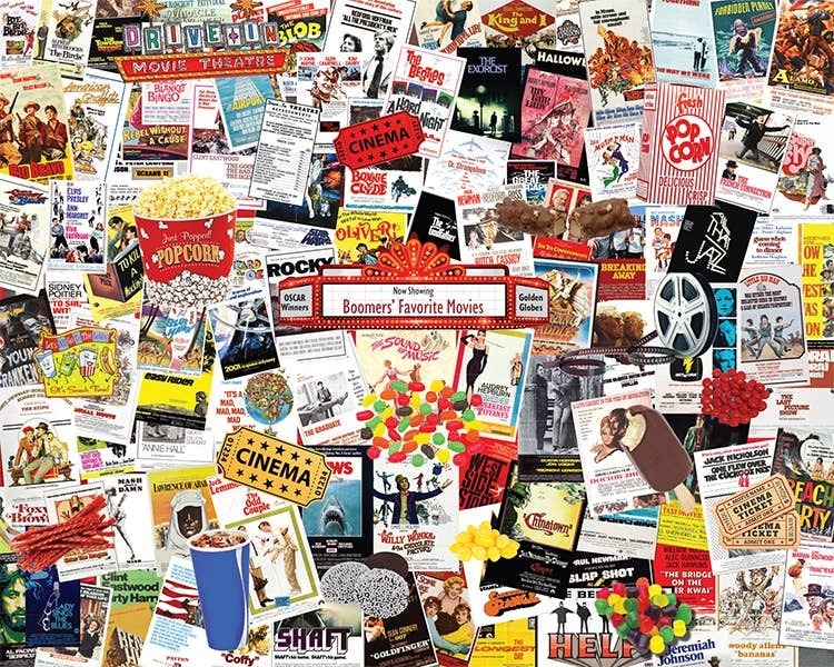 Boomers' Favorite Movies by Steve Smith Puzzle