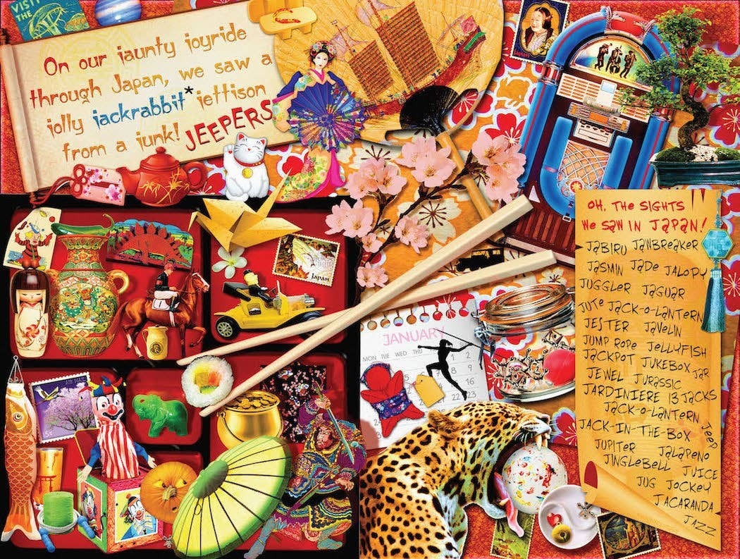 Oh, the Sights You'll See in Japan Puzzle