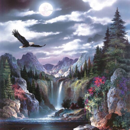 0171 Moonlit Eagle 1000 pc Puzzle
