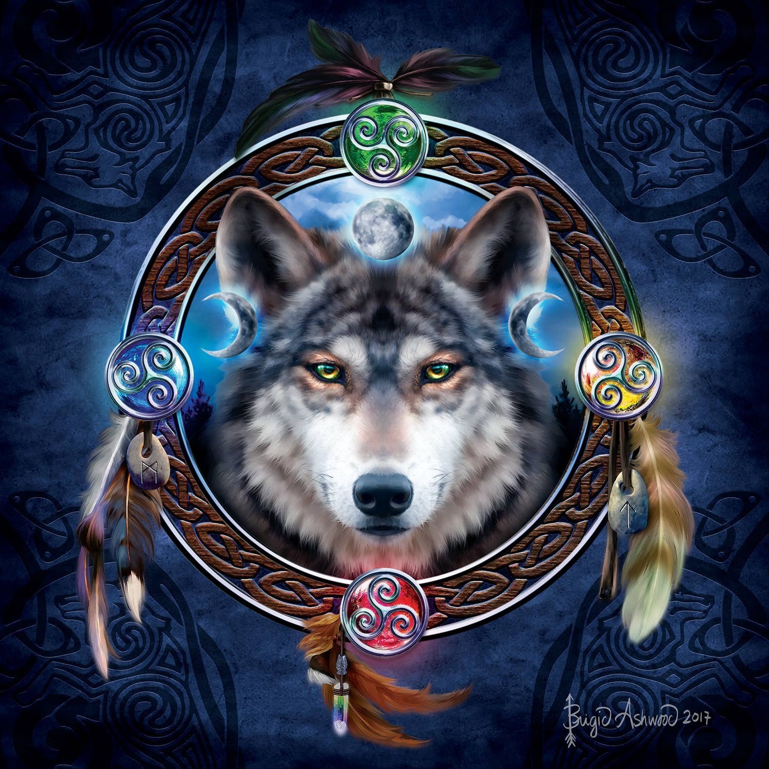 5429 Celtic Wolf Guide 1000 pc Puzzle