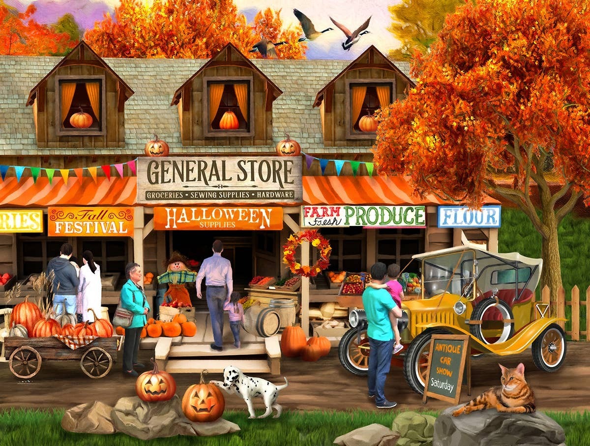 5049 Halloween at the General Store 300 pc Puzzle
