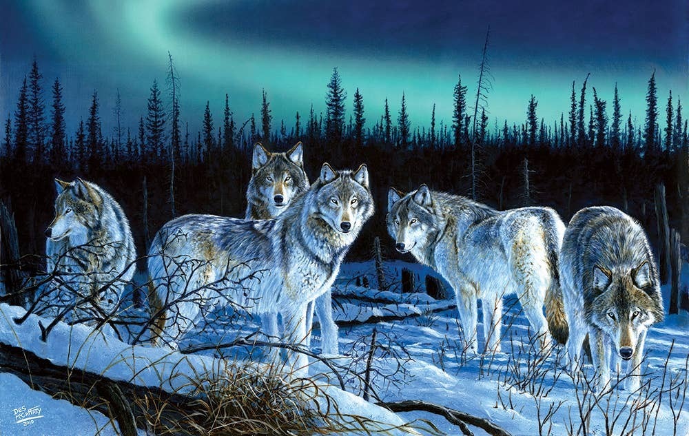 5402 Hunter's Light 550 pc Puzzle