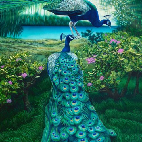 0968 A Pair of Peacocks 500 pc Puzzle