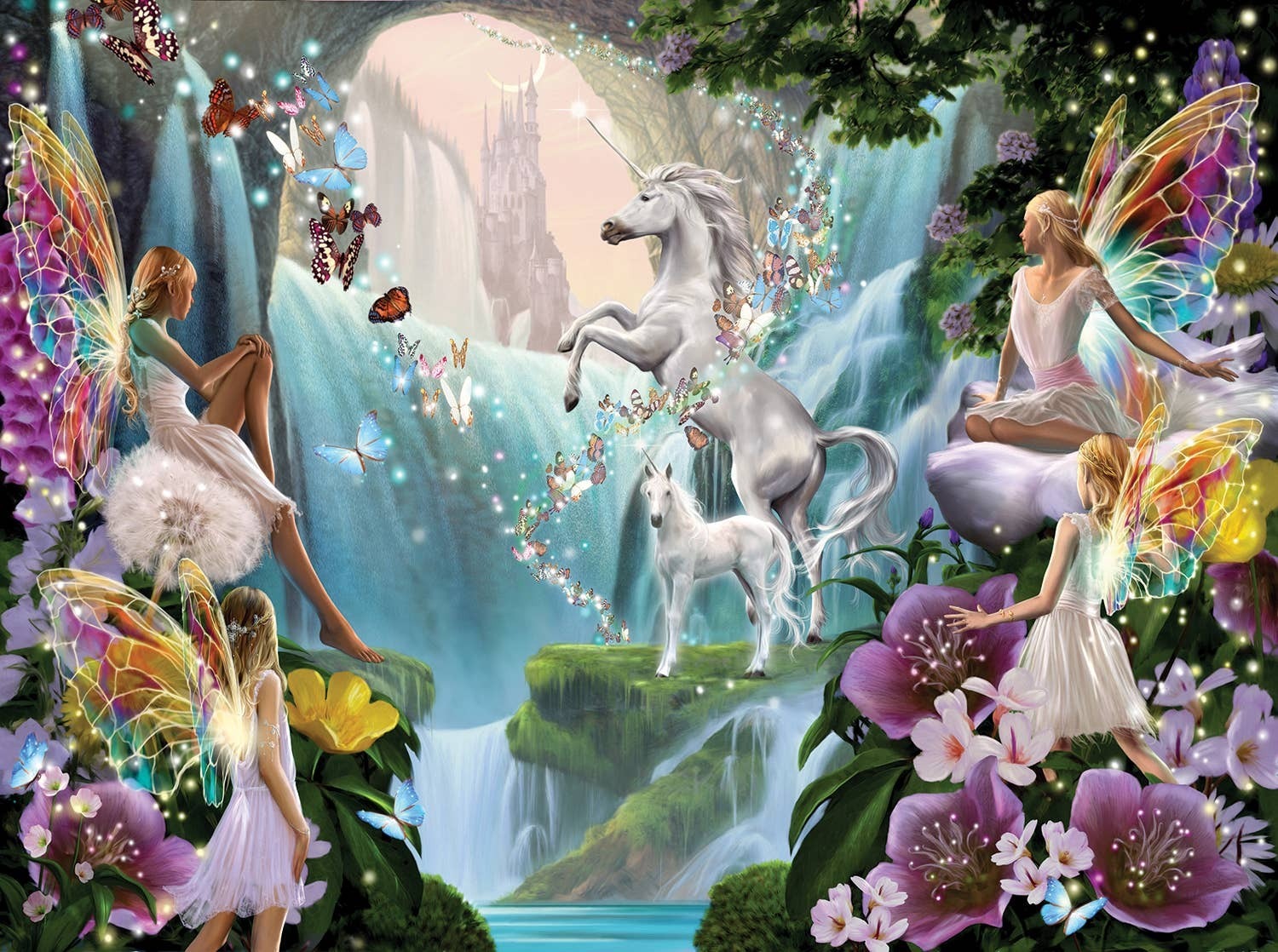 5313 Unicorn and Fairy 1000 pc Puzzle