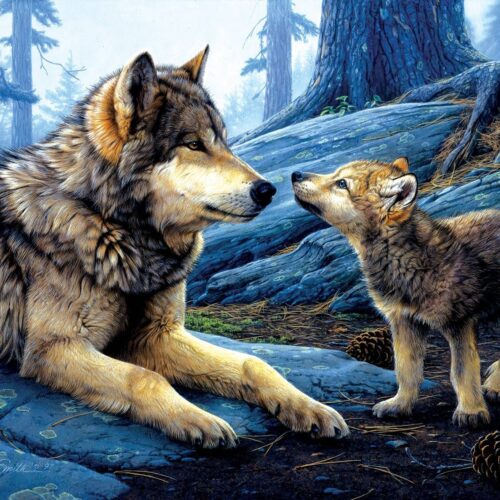 0215 Brother Wolf 500 Puzzle