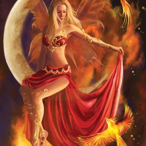 0565 Fire Moon 1000 pc Puzzle