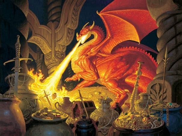 1008 Smaug Dragon 1000 pc Puzzle
