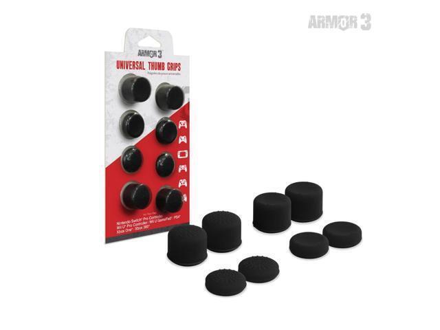 Armor3 M07462 Universal Thumb Grip For Nintendo Switch Pro Controller/ Wii U Pro Controller/ Wii U GamePad/PS4/ Xbox One/ Xbox 360 – Regular