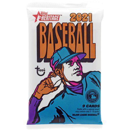 MLB Topps 2021 Heritage Baseball Trading Card RETAIL Pack Cards]