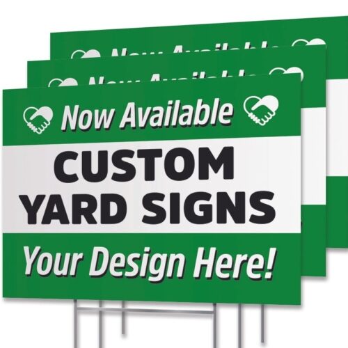 10 Yard Sign and H-Stakes