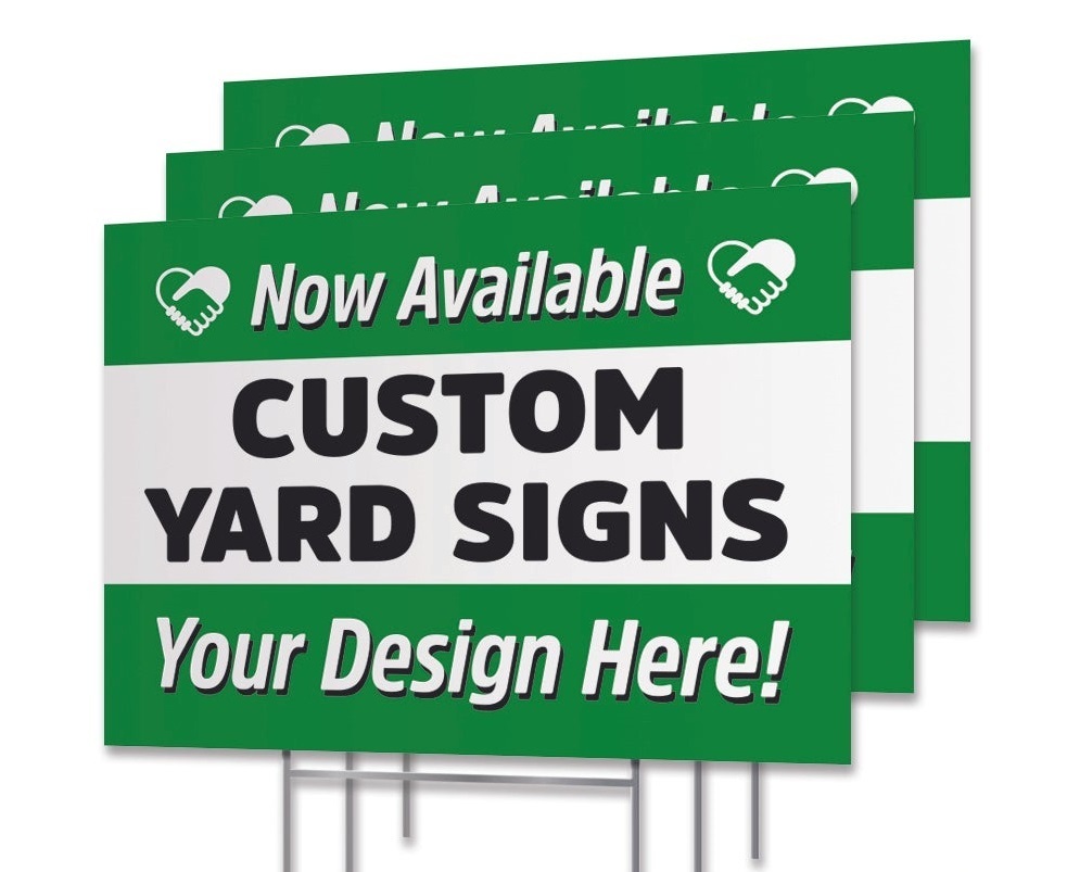 10 Yard Sign and H-Stakes
