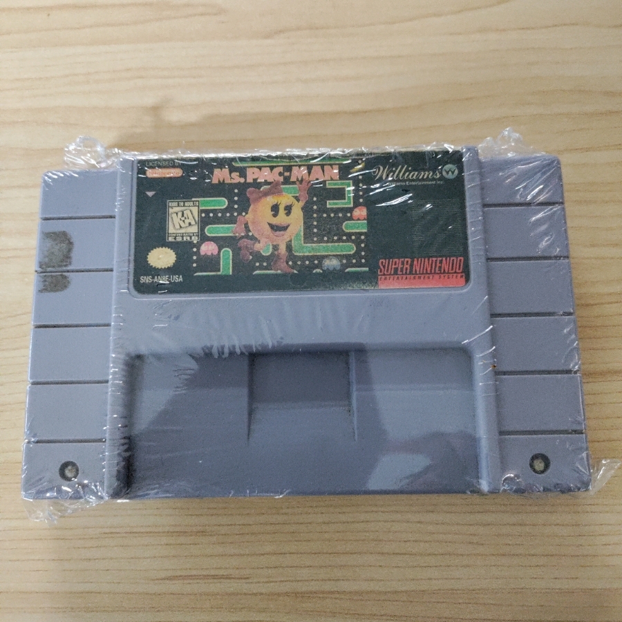 SNES MS PAC MAN