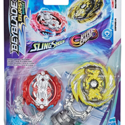 Beyblade Burst Surge Leopard vs Master Kerbeus K5