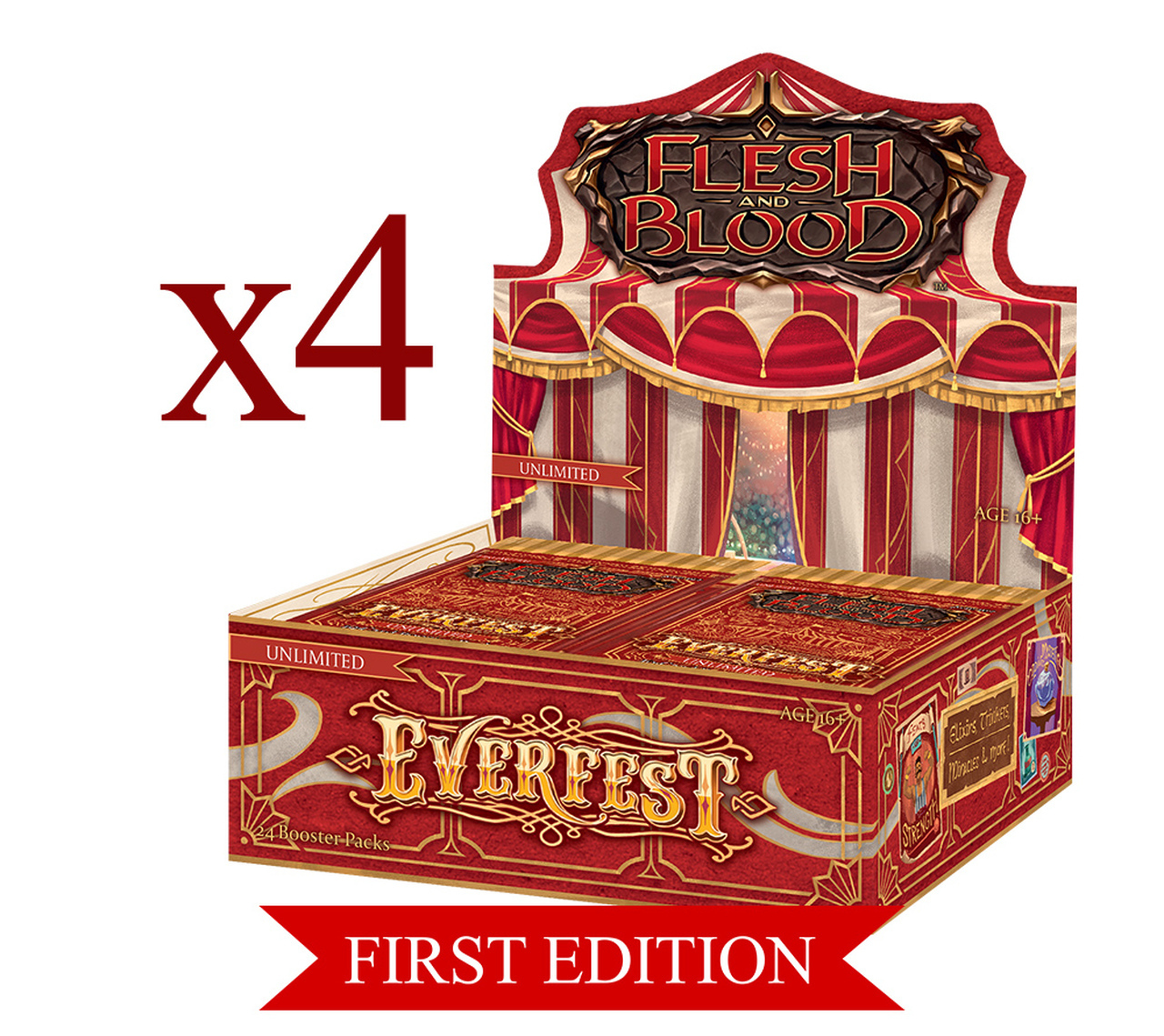 Flesh and Blood - Everfest (1st Edition) Booster Case (4 Boxes)