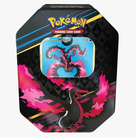 Crown Zenith Tin [Galarian Moltres] (International Version) - Crown Zenith (CRZ)