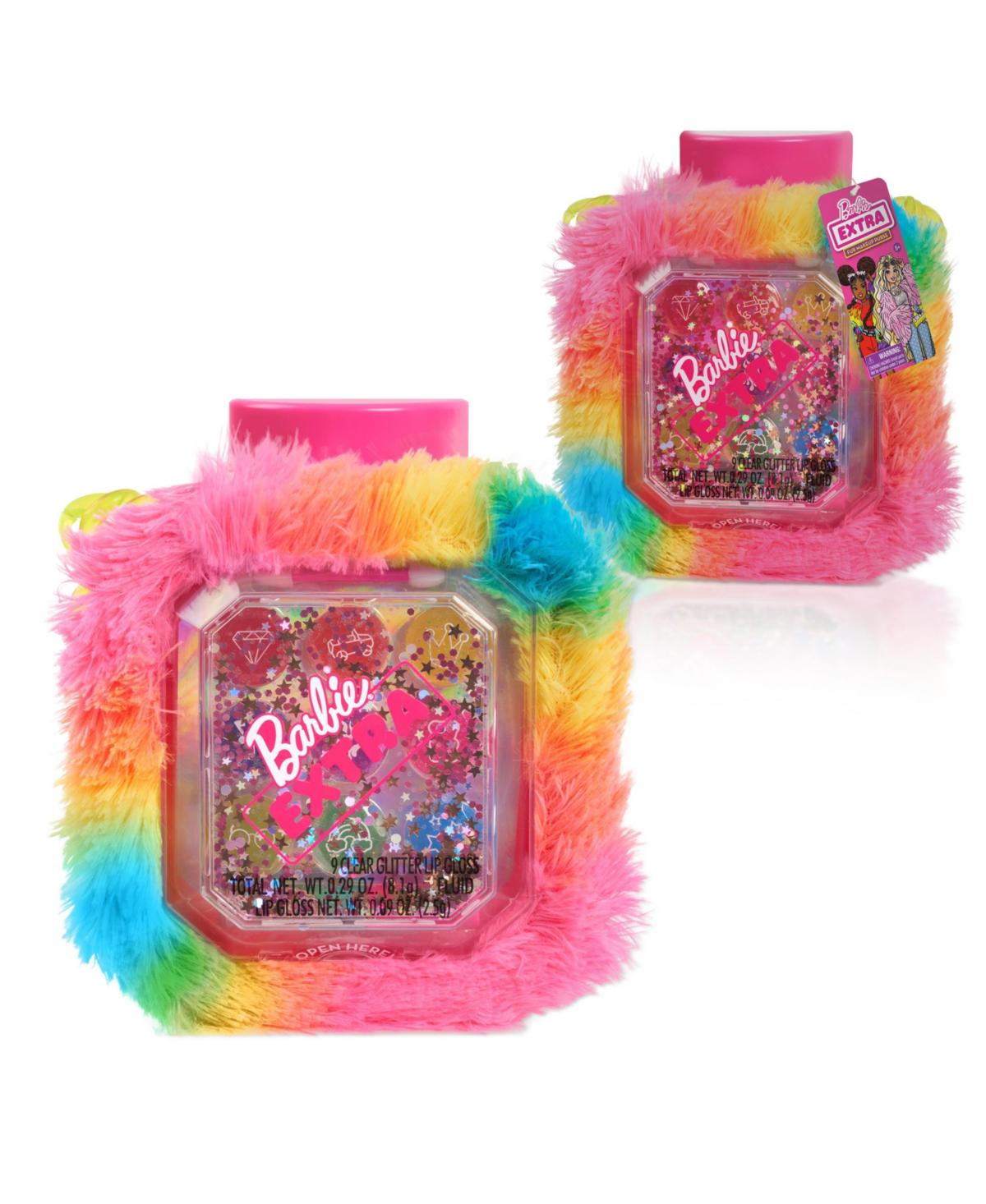 Just Play Barbie Extra Fur Make Up Purse, 9 Shades of Pretend Play Make Up
