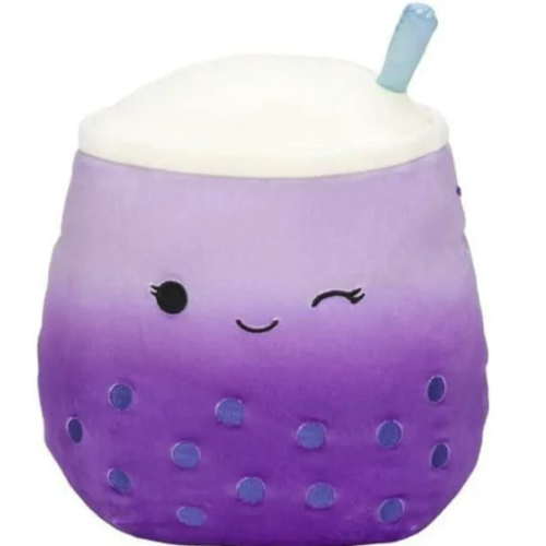 Squishmallows Kellytoy Boba Tea Squad 8″ Poplina The Purple