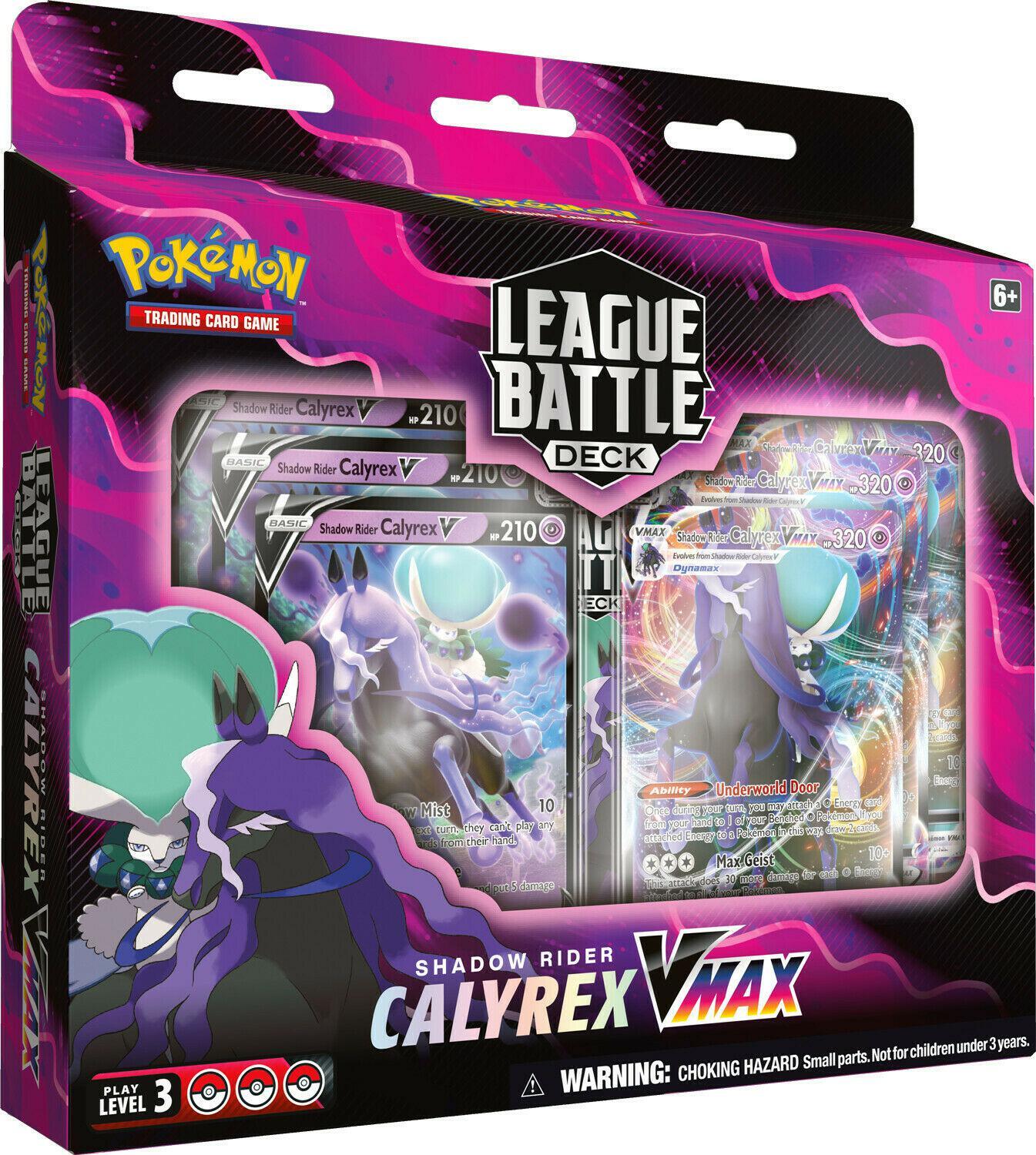 Pokémon Trading Card Games: Shadow Rider Calyrex VMAX League Battle Deck