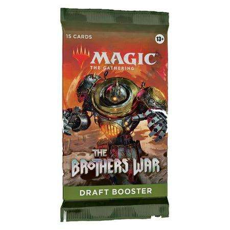 MTG Trading Card Game Brothers War Draft Booster Pack (15 Cards) MTG Trading Card Game Brothers War Draft Booster Pack (15 Cards)