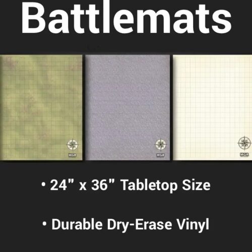 MGR Dry-Erase 24″x36″ Battlemat Parchment Design