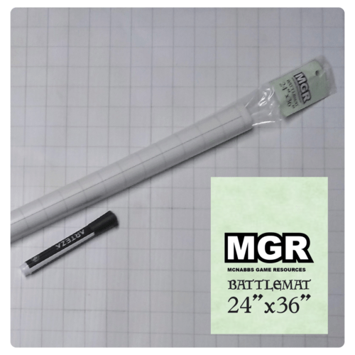 MGR Dry-Erase 24″x36″ Battlemat Parchment Design