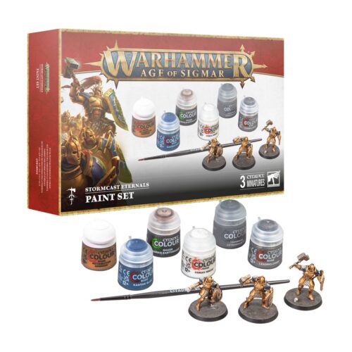 Warhammer Age of Sigmar Stormcast Eternals Vindictors and Paints Set