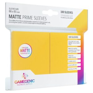 MATTE Prime Sleeves: Yellow