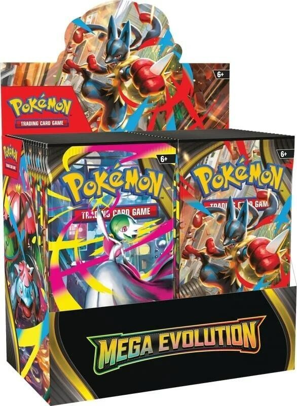 Pokémon Trading Card Game: Mega Evolution Booster Display